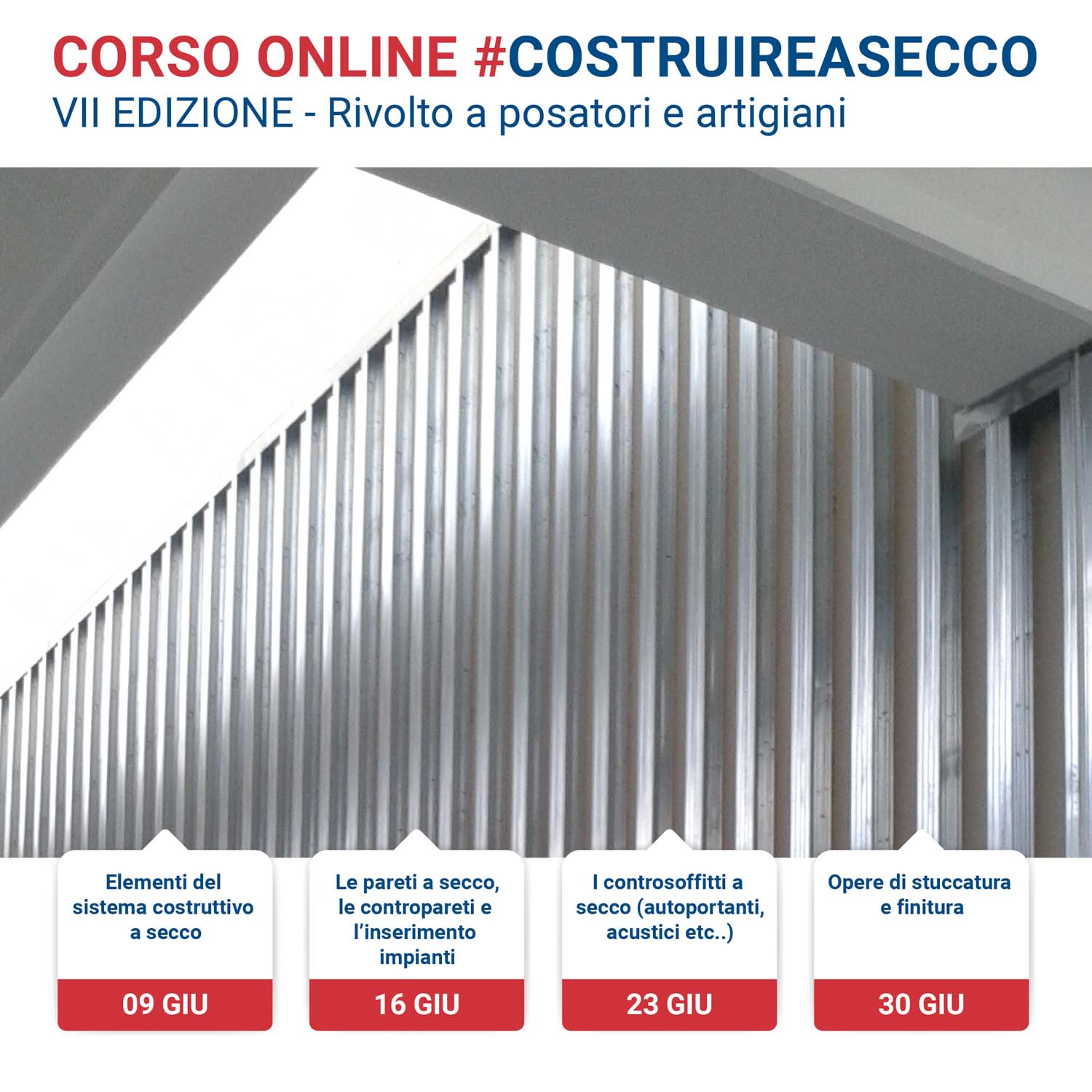VII EDIZIONE - COSTRUIRE A SECCO ONLINE